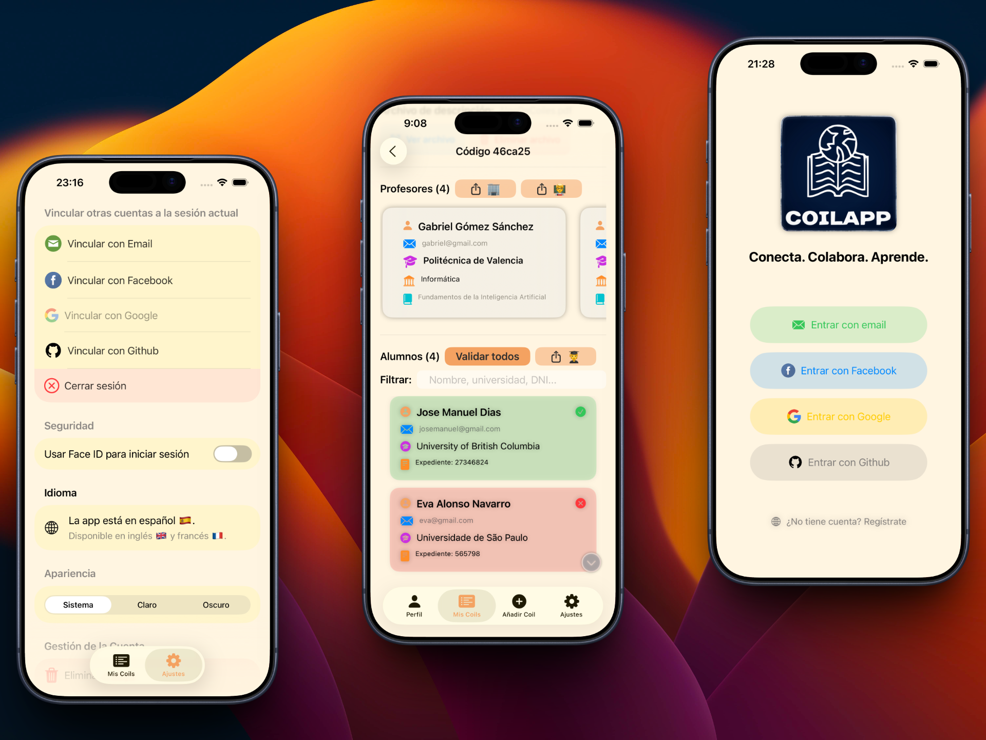 Captura de una de las pantalla de la aplicación de Android de los Simpsons